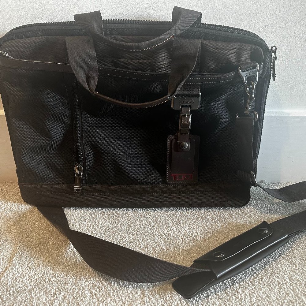 Tumi Burke Portfolio Slim Bag Brown/Black 69615HKO